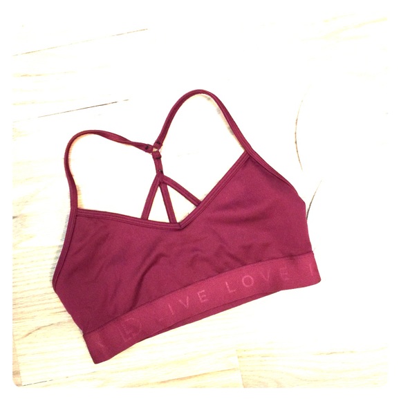 live love dream sports bra